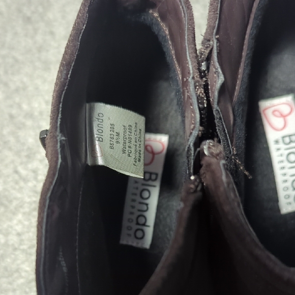 Brown Suede Ankle Boots - Picture 2 of 5